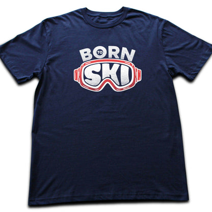 Born To Ski Mask T-shirt