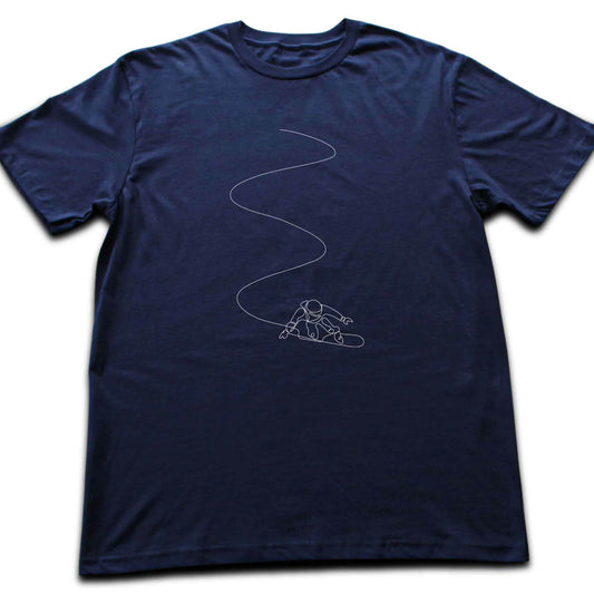 Snowboarder Slalom Art T-shirt