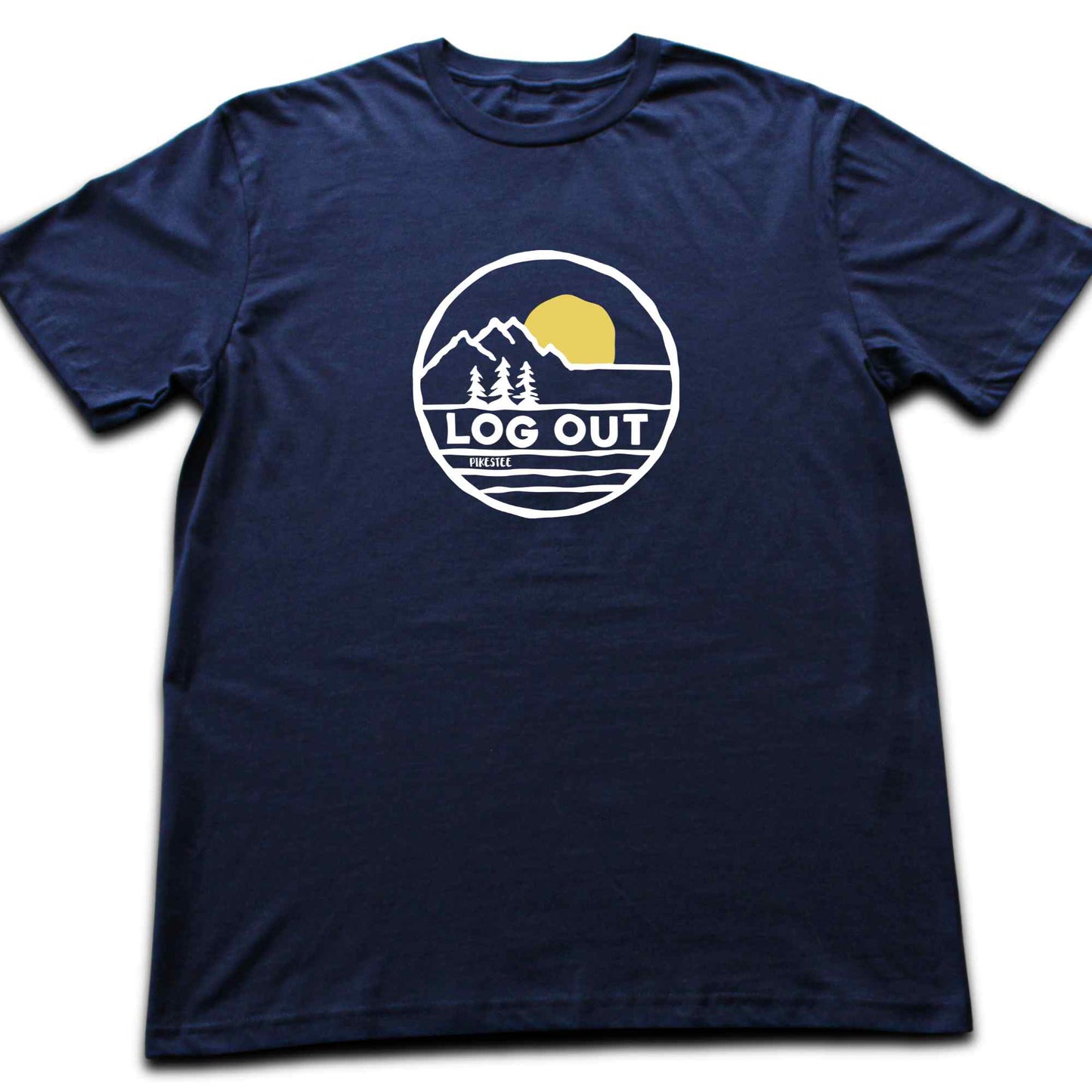 Log Out Pikestee T-shirt