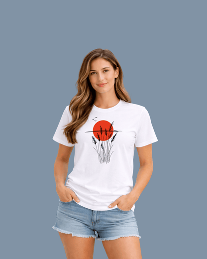 Tall Grass Landscape T-shirt