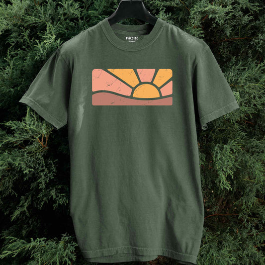 Abstract Sun Landscape T-shirt