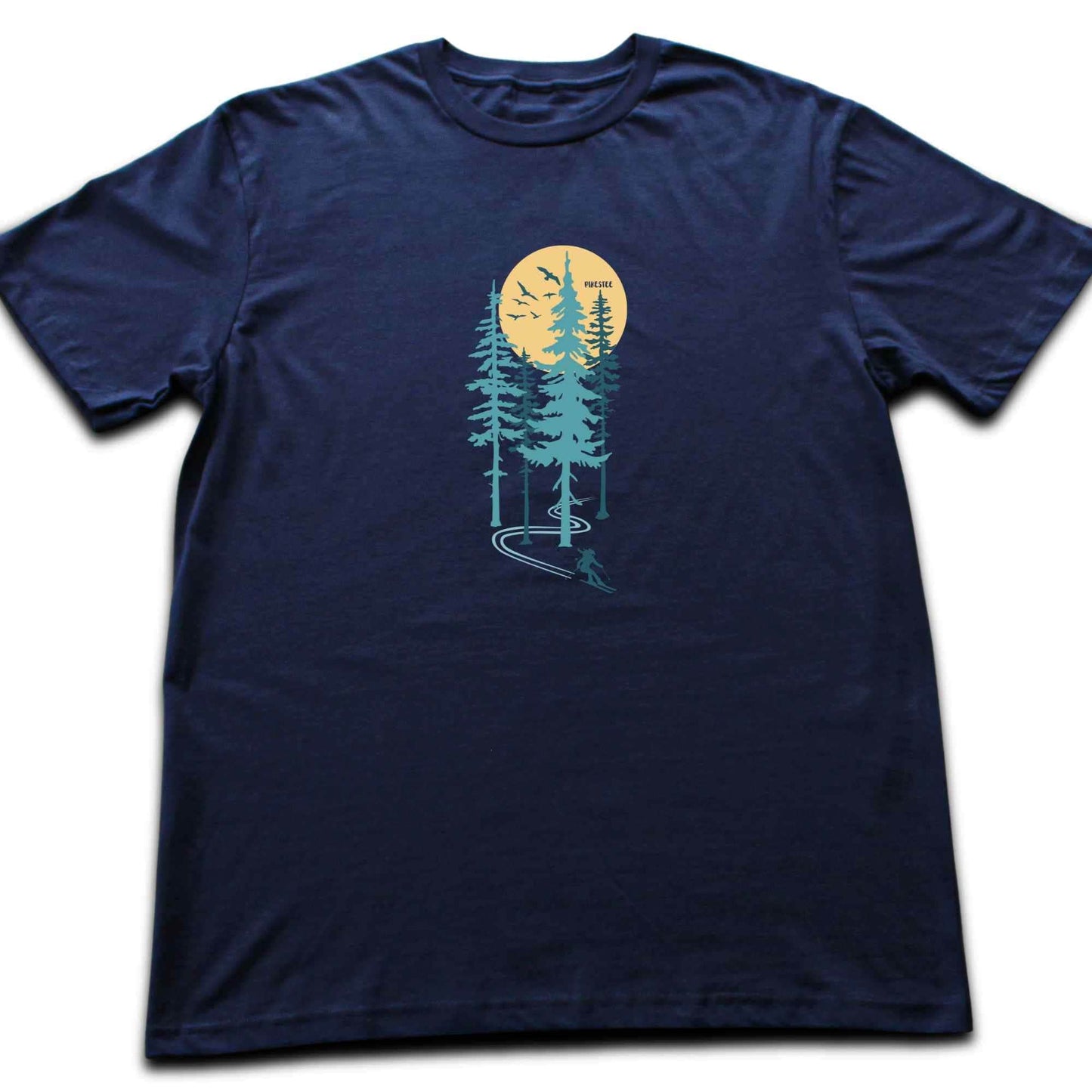 Ski Girl Freeride Forest T-shirt