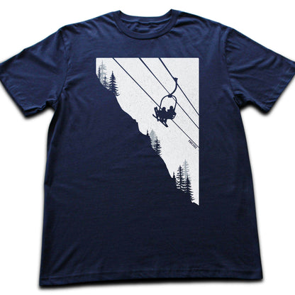 Ski Chair Landscape T-shirt