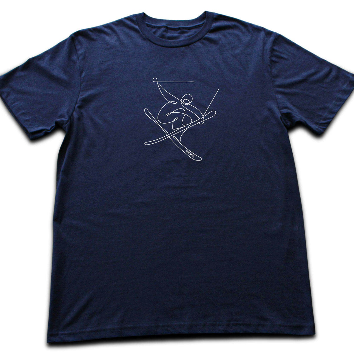 Ski Jump Line Art T-shirt
