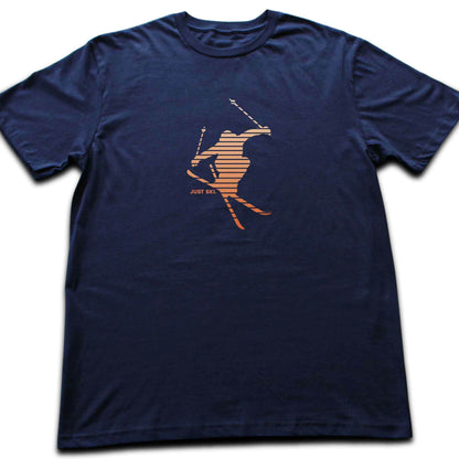 Skier Gradient, Just Ski T-shirt