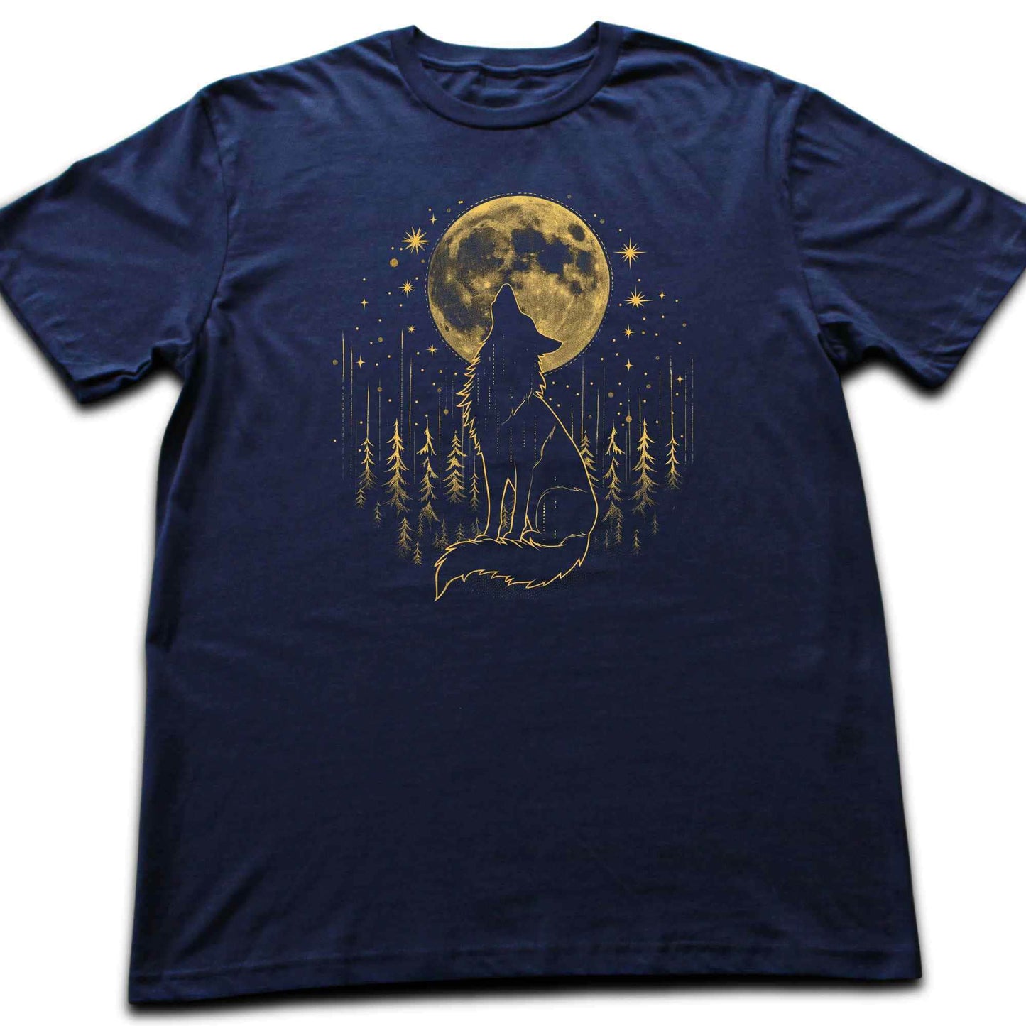 Wolf Black and gold T-shirt