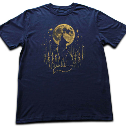 Wolf Black and gold T-shirt