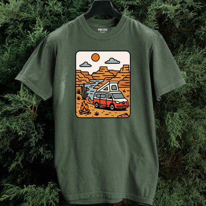 Cartoon Van Canyon T-shirt