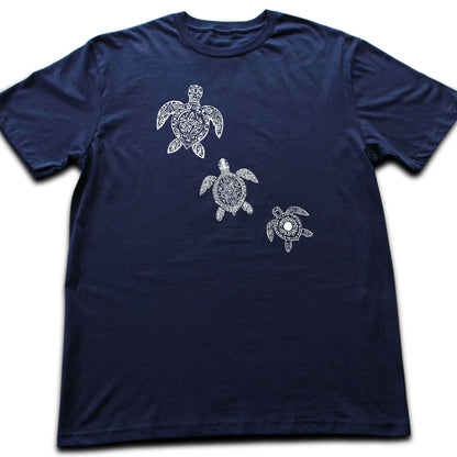 Three Turtle Mandala T-shirt