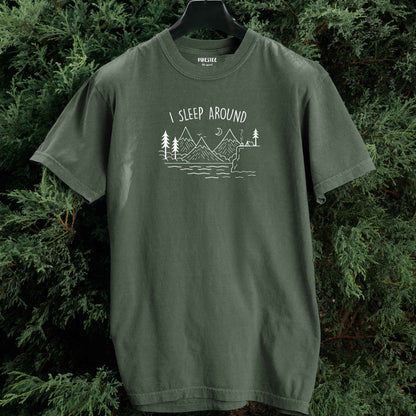 I Sleep Around Nature T-shirt