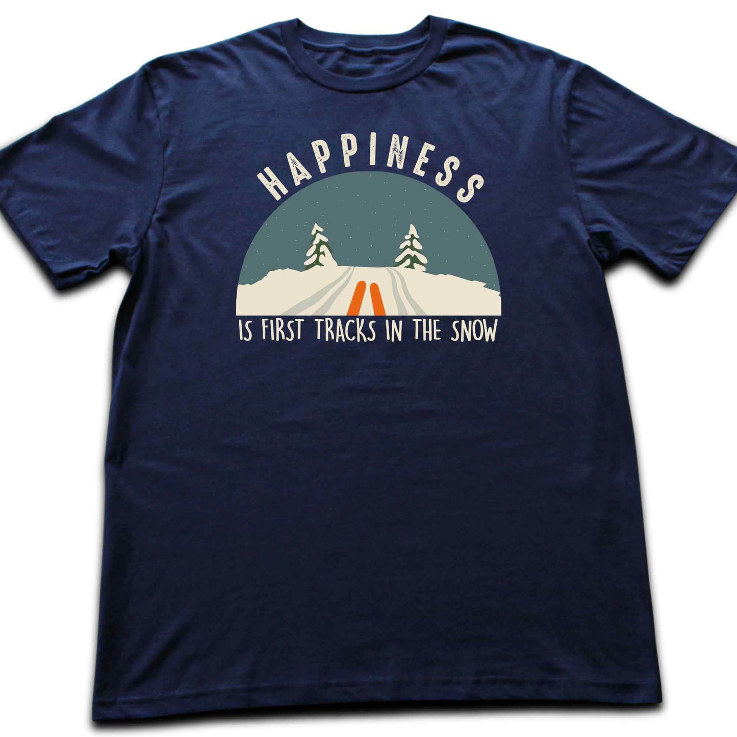 Happiness Is Snow Tracks T-shirt