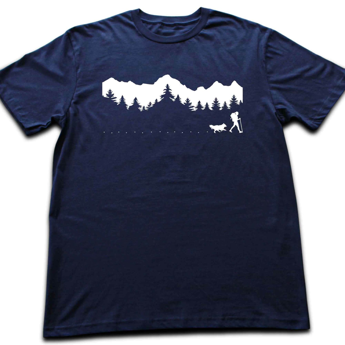 Hike With Dog Panorama T-shirt