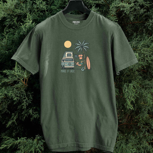 Make it Easy Van Beach T-shirt