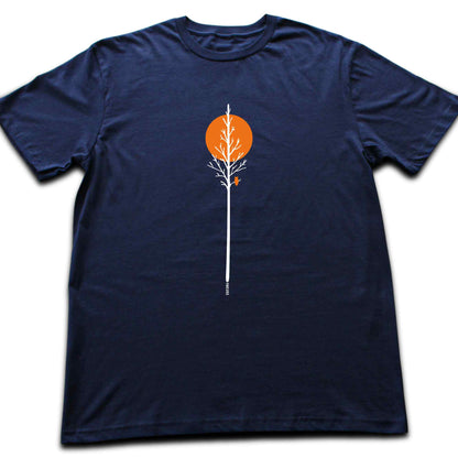 Minimal Lonely Tree T-shirt