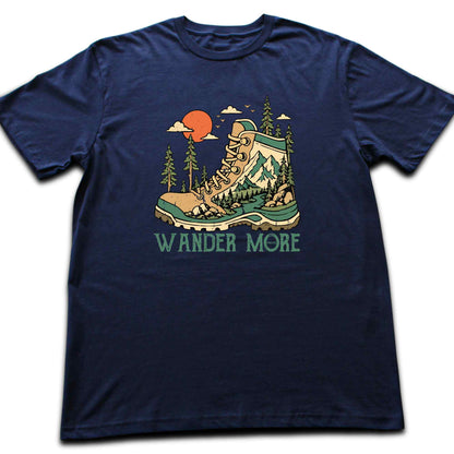 Wander More Boots  T-shirt
