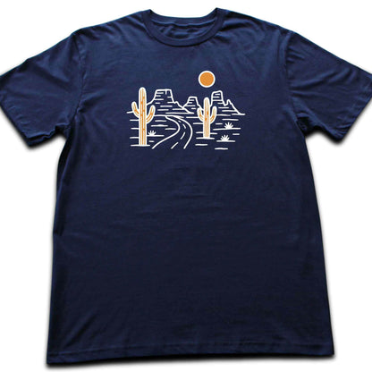 Canyon and Road Landscape T-shirt