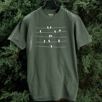 Birds Lines T-shirt