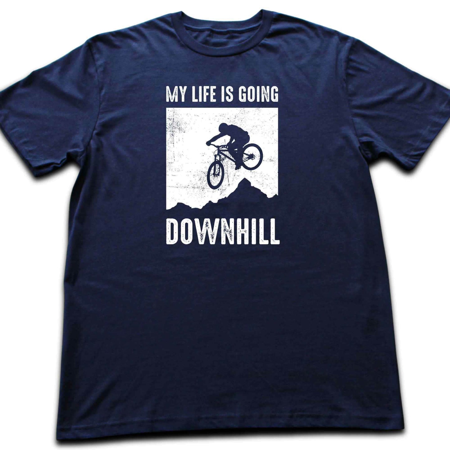 My Life Is Going Downhill Bike T-shirt