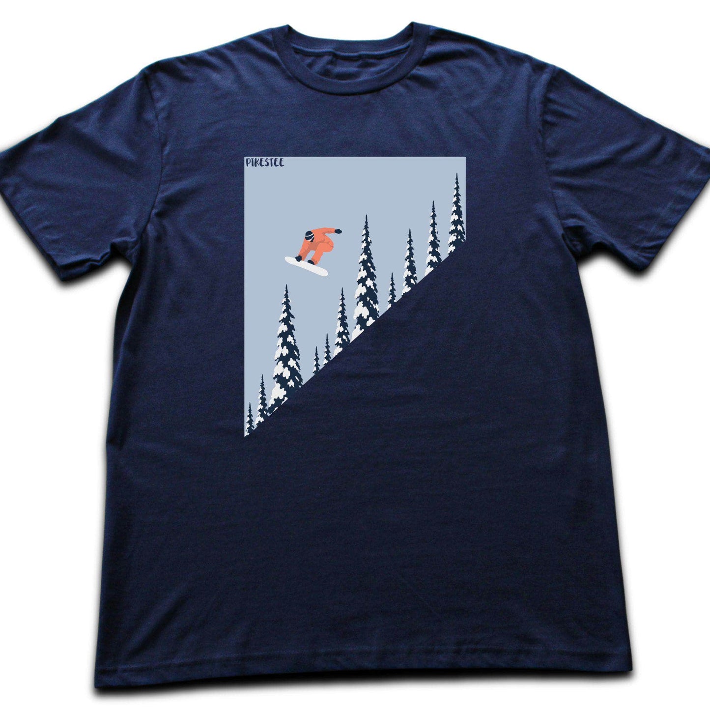 Snowboard Over Trees T-shirt