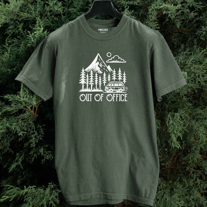 Out Of Office Van Landscape T-shirt