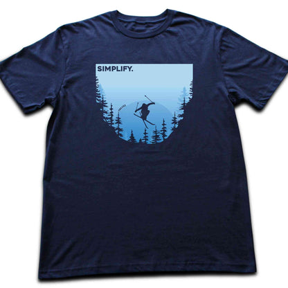 Ski Blue Sunrise T-shirt