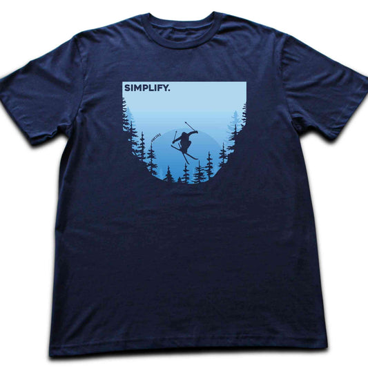 Ski Blue Sunrise T-shirt