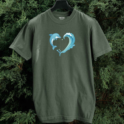 Dolphin Heart T-shirt