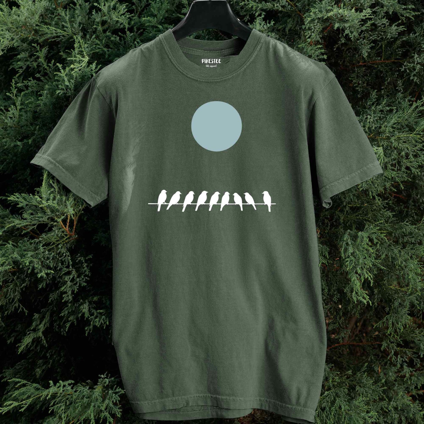 Birds On Power Line T-shirt