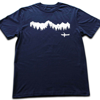 Kayak Landscape Panorama T-shirt