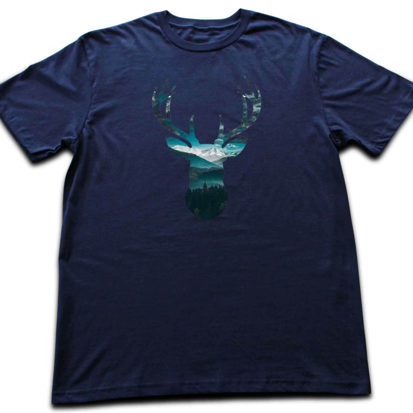 Deer's Blue Landscape T-shirt