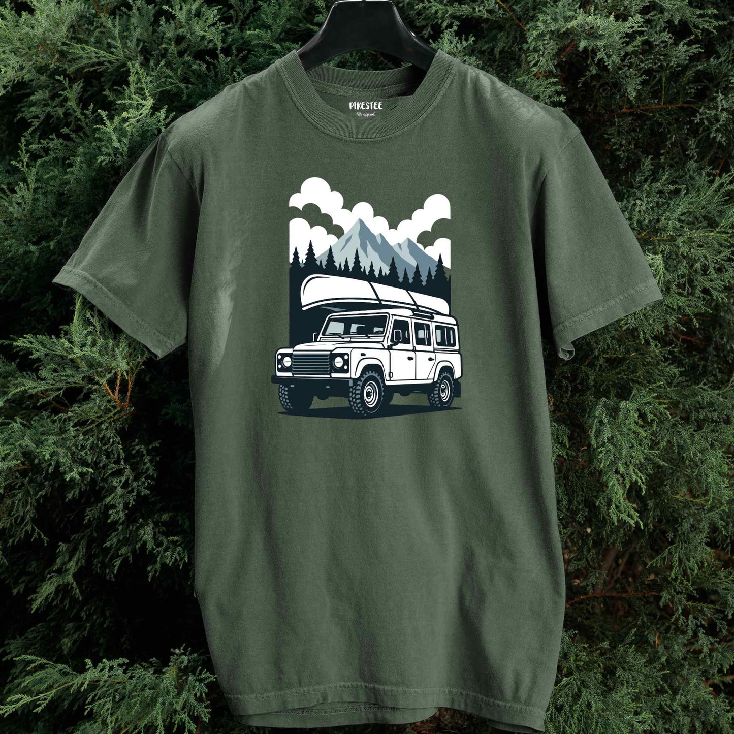 Jeep Canoe Landscape T-shirt