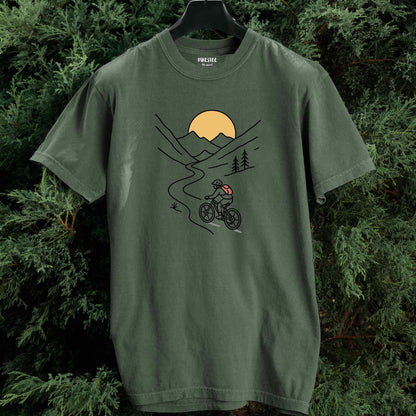 Morning Bike Mountain T-shirt