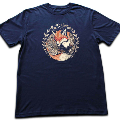 Sleeping Fox Mandala T-shirt