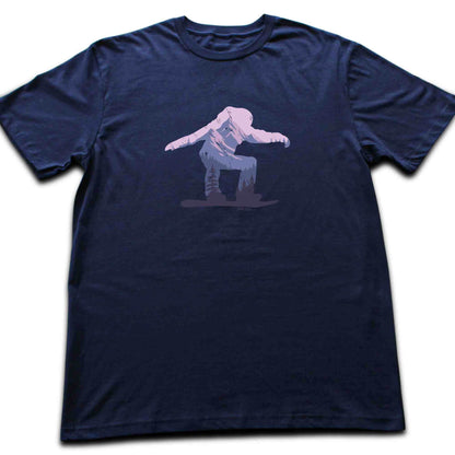 Snowboarder Silhouette Landscape T-shirt