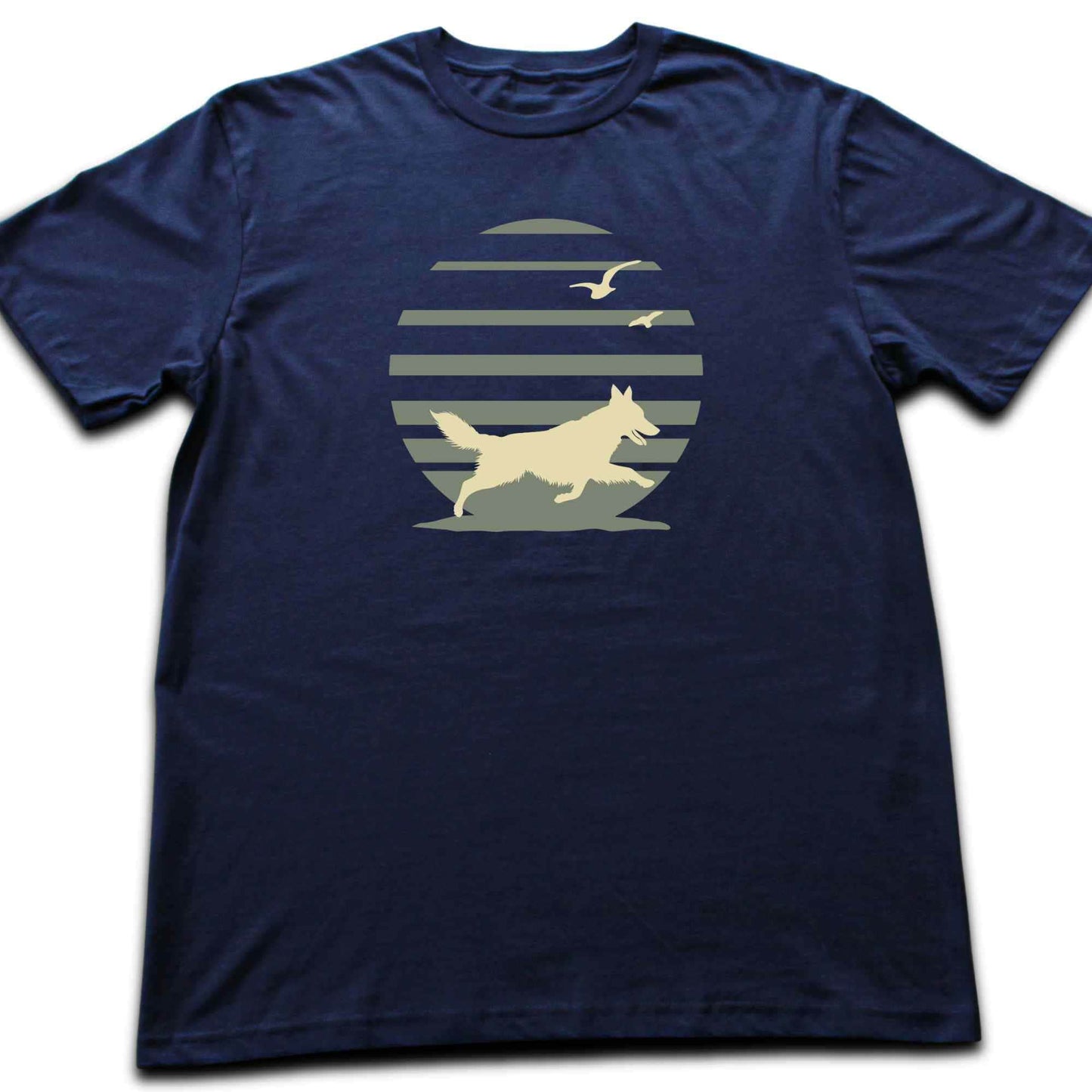 Sheperd At The Beach T-shirt