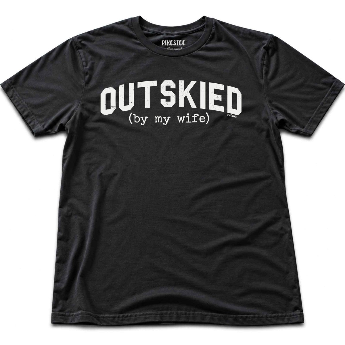 Outskied By My Wife T-shirt - Black