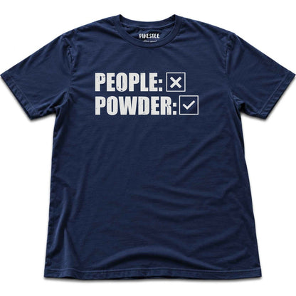 People Or Powder T-shirt - Navy