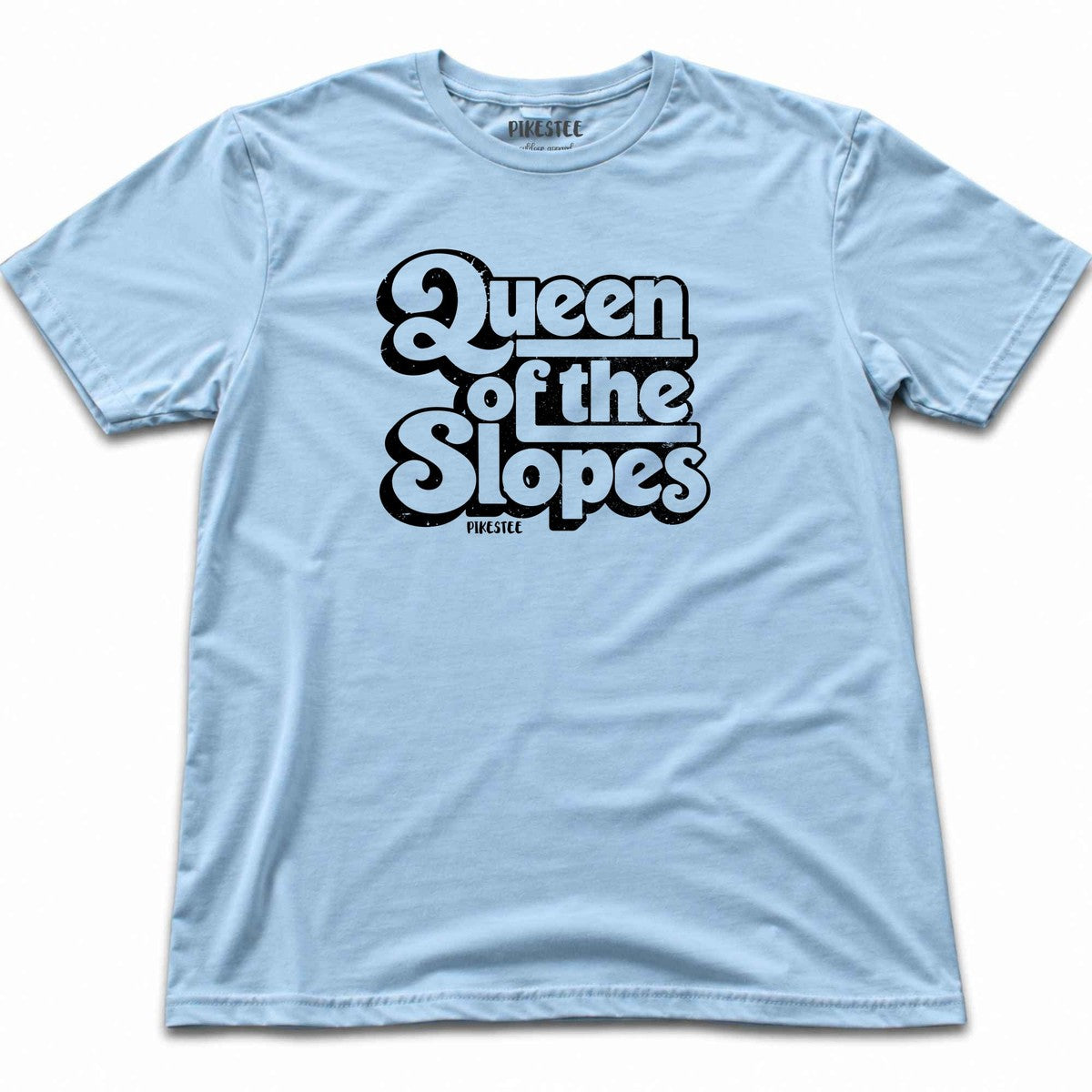 Queen Typo T-shirt - Light Blue
