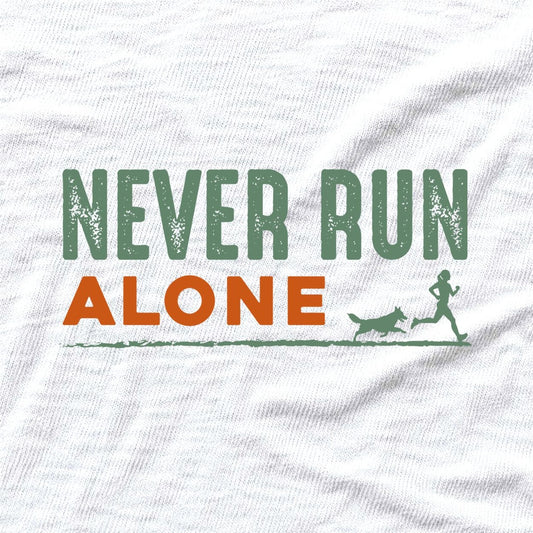 Never Run Alone T-shirt - White - hero