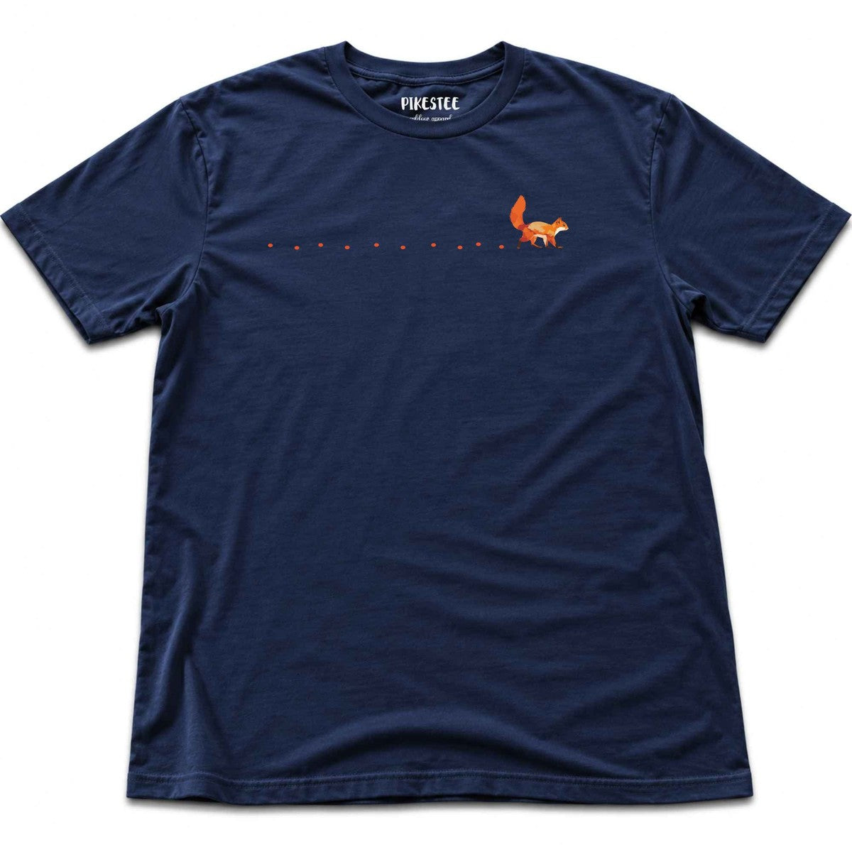 Colorfull Squirel Path T-shirt - Navy