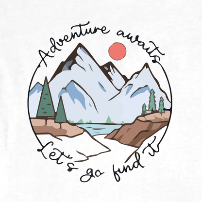 "Adventure Awaits, Let Find It" Graphic T-shirt