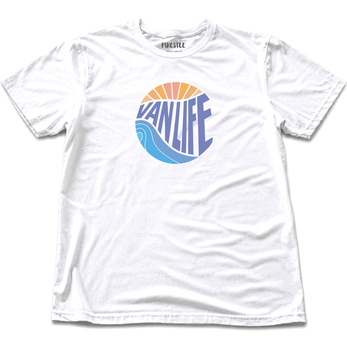 Van Life Round T-shirt - White