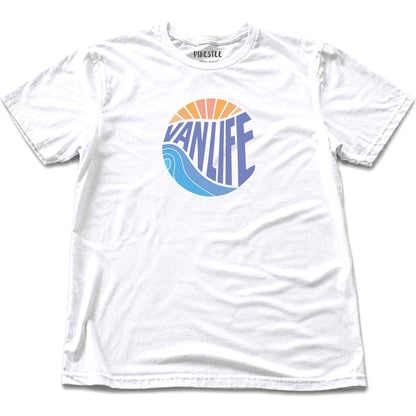 Van Life Round T-shirt - White