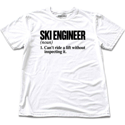 Ski Engineer T-shirt - White