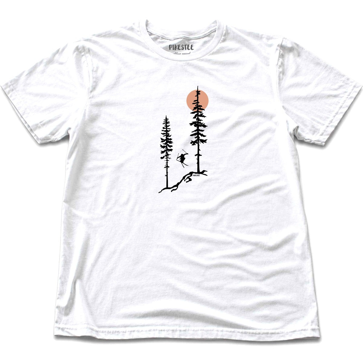 Ski Jump Trees T-shirt - White