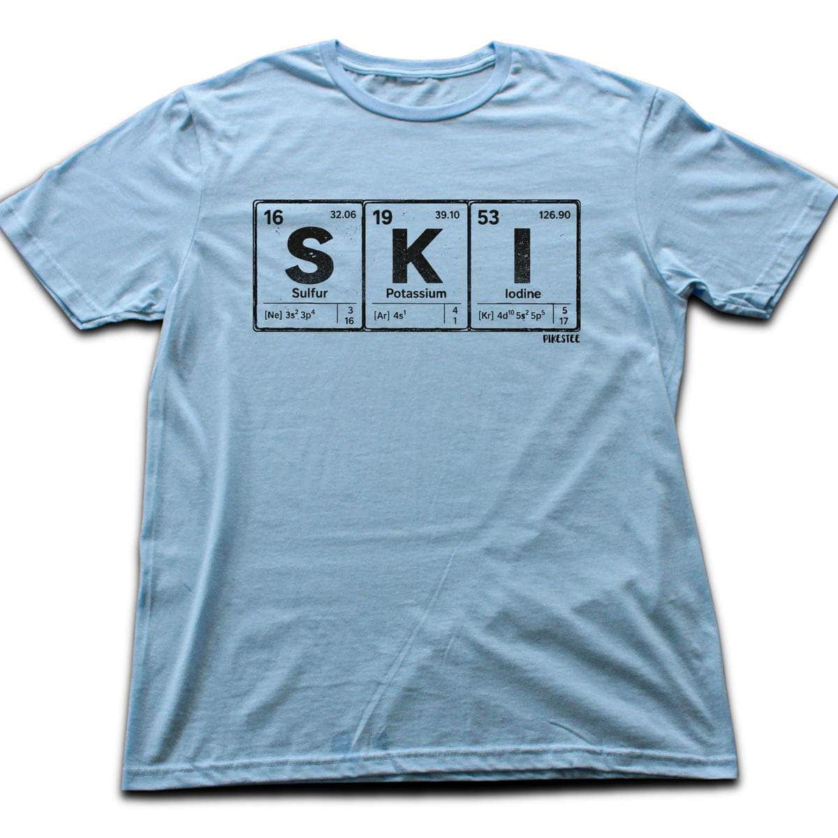 Ski Elements T-shirt - Light Blue