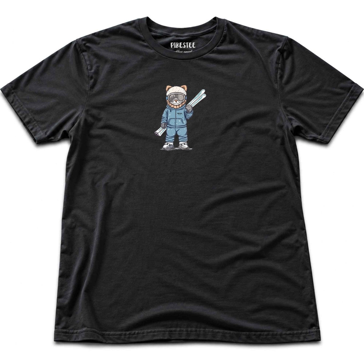 Ski Cat T-shirt - Black