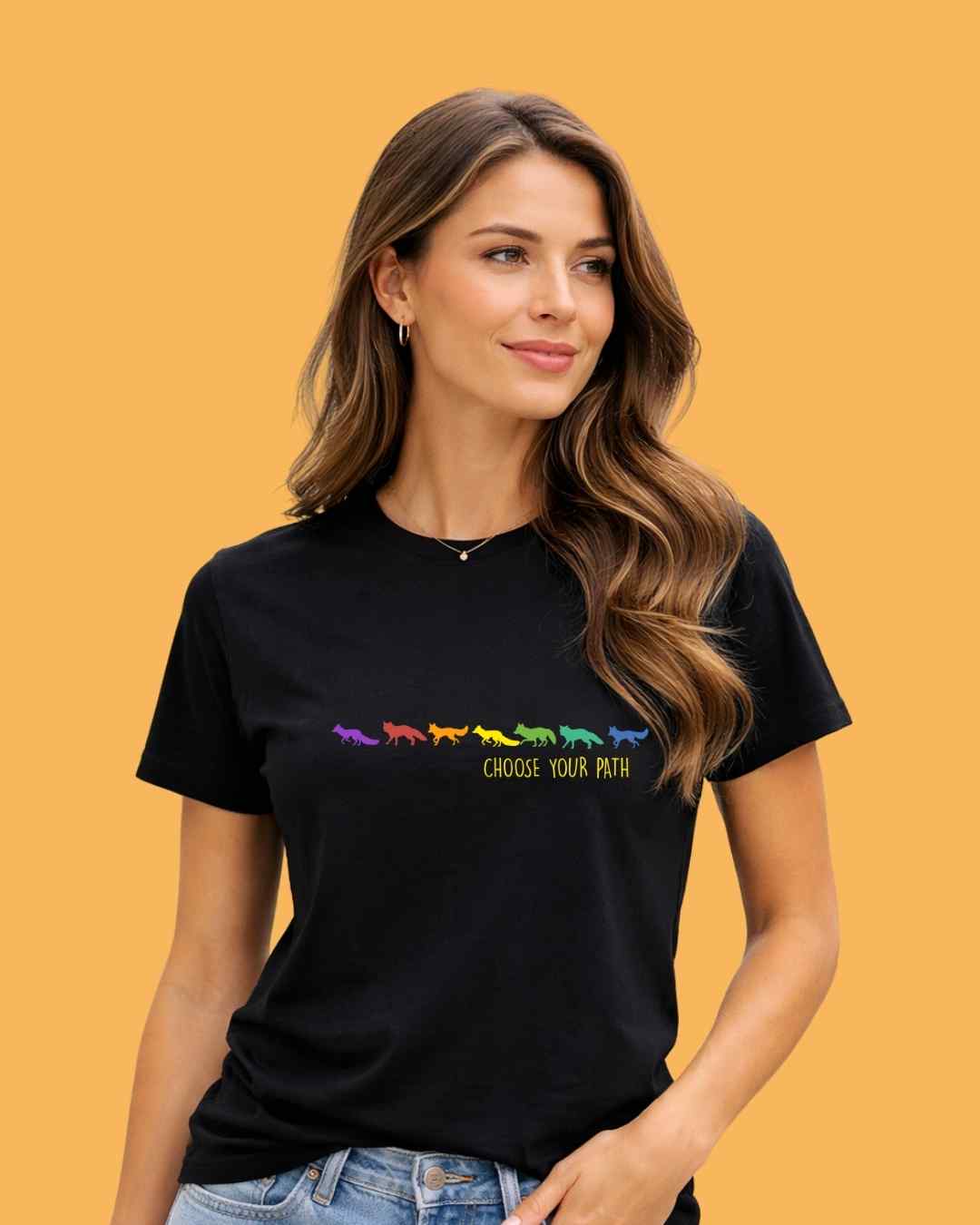 Choose Your Path Foxes T-shirt