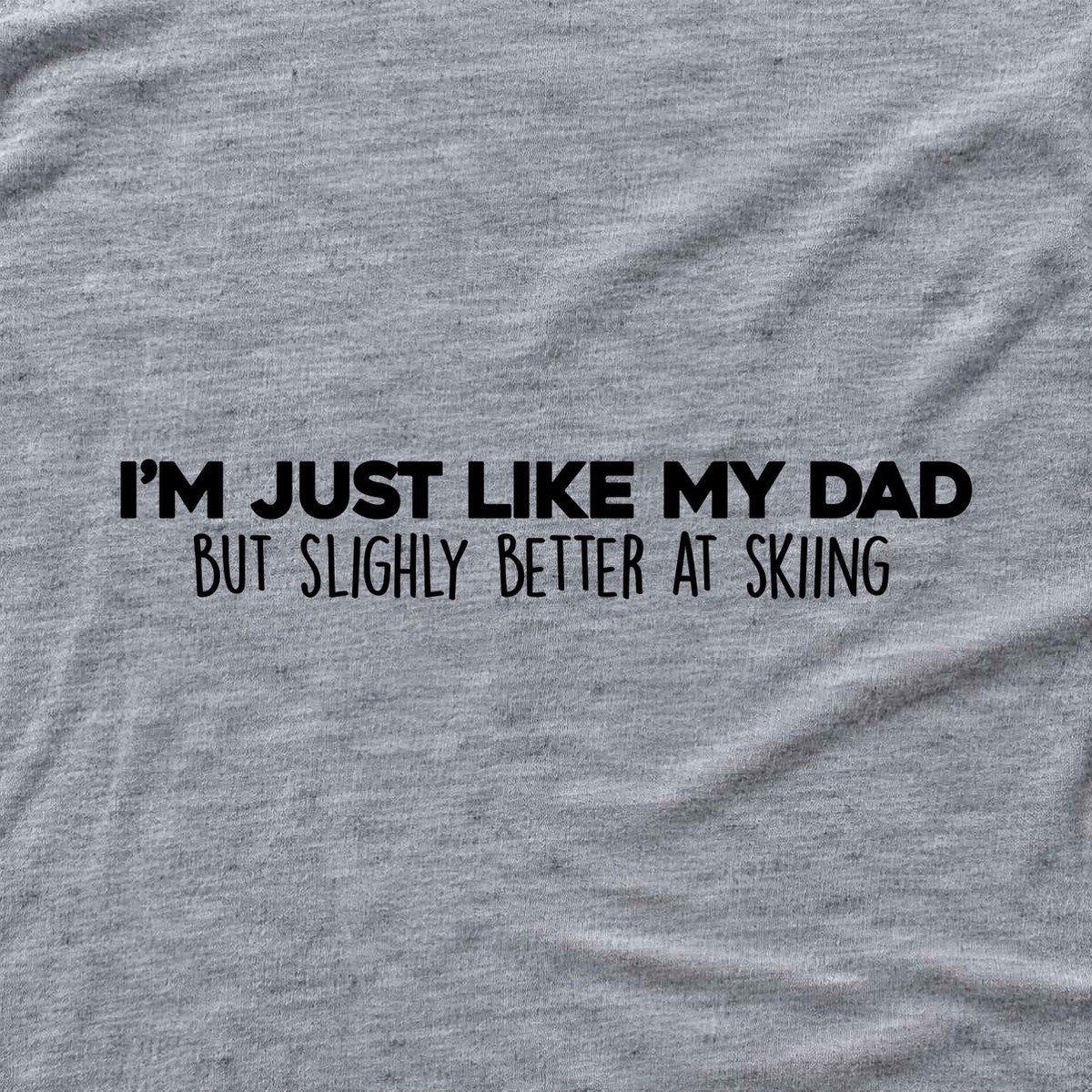 Just Like My Dad T-shirt - Sport Grey - hero