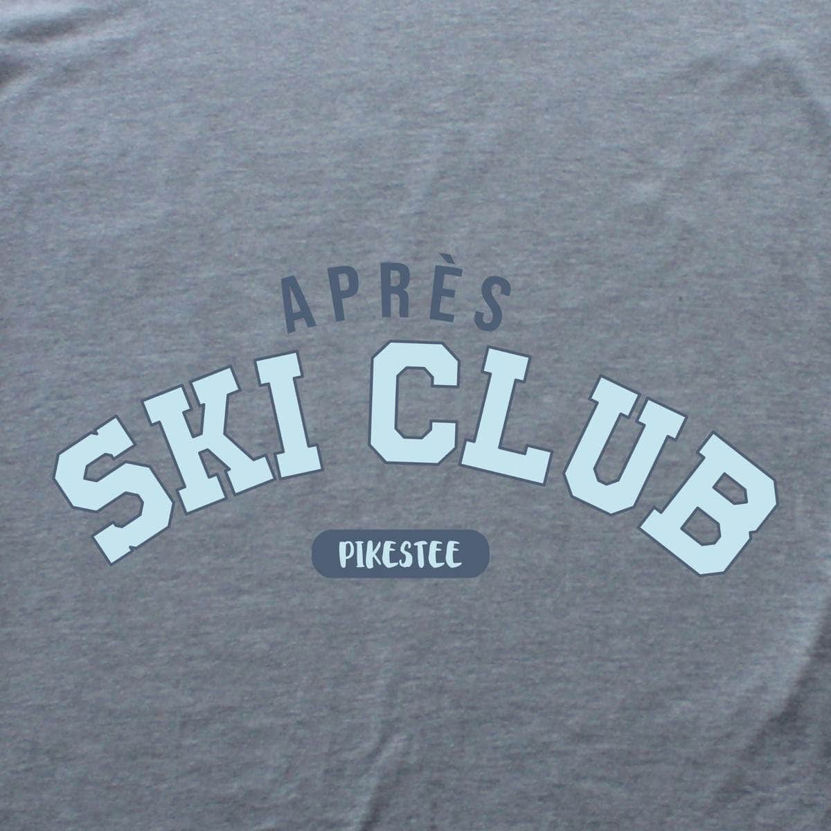 Apresski Club Typo T-shirt - Sport Grey - cover